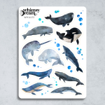 Whales Sticker Sheet